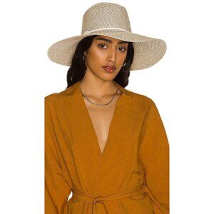 Nikki Beach Harper Hat in White One Size New Womens Beach festival